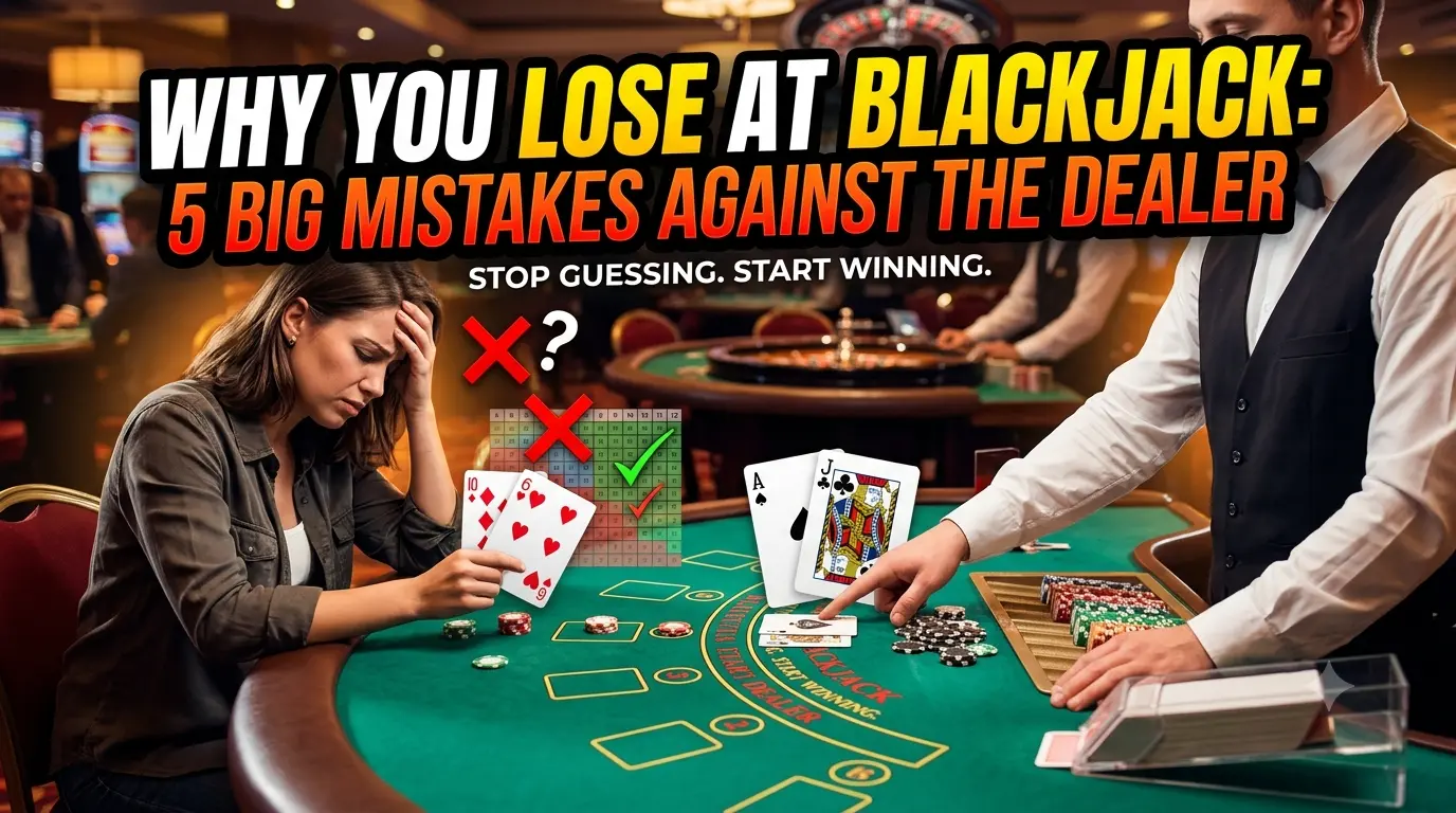 Why You Always Lose at Blackjack (The Real Math)